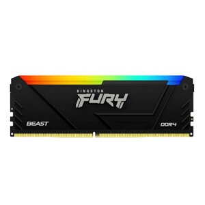 キングストン Kingston FURY デスクトップPC用メモリ DDR4 3200MT/秒 32GB 1枚 Kingston FURY Beast ビースト RGB CL16 KF432C16BB2A/32 RGB LED 製品寿命期間保証