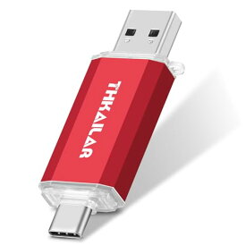 THKAILAR 1TB USBメモリタイプC USB 3.1高速フラッシュドライブ Type-C Type-A デュアルメモリースティック2in1 OTG USBメモリ外付けメモリスマホ PC iPad ノートパソコンなど対応