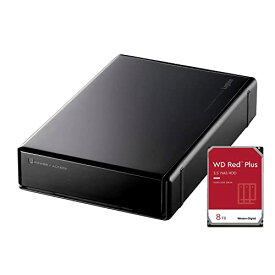 ロジテック 外付け HDD 信頼性の高い WD Red plus 採用 搭載 3TB Win/Mac / PS4 / PS5 / テレビ録画 ハードディスク 静音 USB3.1 (Gen1) / USB3.0/2.0 LHD-ENA030U3W