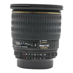 SIGMA �P�œ_�L�p�����Y 28mm F1.8 EX DG ASPHERICAL MACRO �j�R���p �t���T�C�Y�Ή�