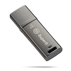 アクスSUPERB USBメモリ 1TB USB 3.1対応 金属製 超高速 - 最大読出速度500MB/s、最大書込速度400MB/s