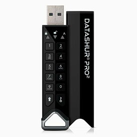 iStorage datAshur PRO2 セキュアフラッシュドライブ - FIPS 140-2レベル3認定 - パスワード保護、ほこりや耐水性、ポータブル、軍用グレードのハードウェア暗号化。 USB 3.2 (8GB)