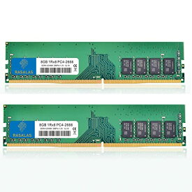 16GB デスクトップメモリ PC4-21300 DDR4-2666 8GBX 2枚 1RX8 UDIMM PC用 RAM 288Pin 1.2V CL19 Unbuffered NON-ECC