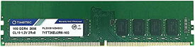 Timetec DDR4 2666MHz PC4-21300 ECC Unbuffered 288 Pin UDIMM サーバー用メモリ 2666MHZ-16GB