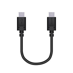 �G���R�� USB Type-C �P�[�u�� ( USB PD�Ή� ) C to C �^�u���b�g�p �ő�3A�ō����[�d 0.1m iPhone15 �Ή����؍� �u���b�N MPA-CC01PNBK