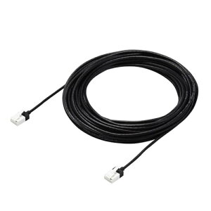 �G���R�� LAN�P�[�u�� CAT6A 10m �c�����܂�Ȃ� �X�[�p�[�X���� �u���b�N ECLD-GPASSTB100
