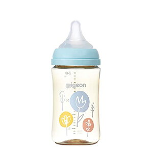 PIGEON �s�W���� ������� �M���т� 240ml 3������~ �㎿�ȃv���X�`�b�N Flower �t�����[ ��Ë@�ւɂ��̗p �y���Ċ���ɂ��� (PPSU)