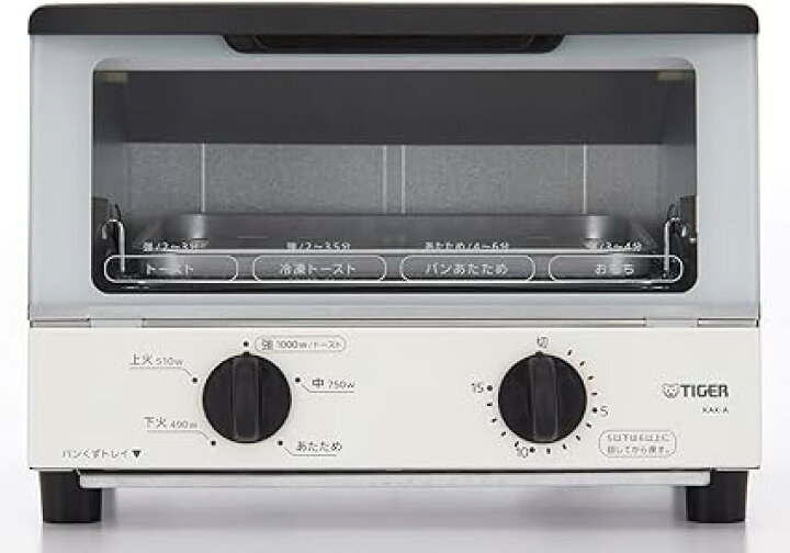 楽天市場】タイガー オーブン トースター ホワイト やきたて KAK-A100  