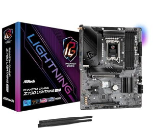 ASRock }U[{[h Z790 Lightning WiFi Intel 12 13 CPU LGA1700 Ή Z790`bvZbg DDR5 ATX }U[{[h K㗝Xi