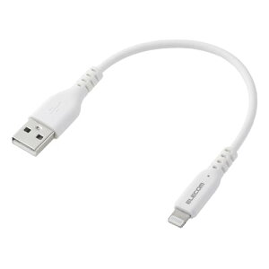 GR CgjOP[u Z 0.1m Lightning to USB-A AppleFؕi 12W iPhone [d MfiF zCg MPA-UALECD01WH