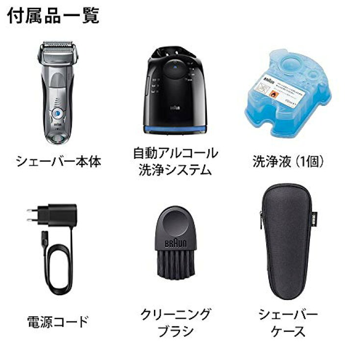 楽天市場】ブラウン メンズ電気シェーバー シリーズ7 7897cc 4カット  