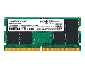 gZh m[gPCp PC5-38400(DDR5 4800) 16GB 1.1V 262pin SO-DIMM 1Rx8 (2Gx8)x8 CL40 ۏ JM4800ASE-16G