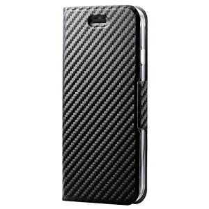 �G���R�� iPhone SE (��2����/��3����) / 8 / 7 �p �P�[�X �蒠�^ ���U�[ ���^ UltraSlim �J�[�{�����u���b�N PM-A22SPLFUCB