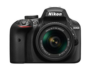 Nikon fW^჌tJ D3400 AF-P 18-55 VR YLbg ubN D3400LKBK