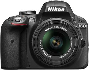 Nikon fW^჌tJ D3300 18-55 VR IIYLbg ubN D3300LKBK