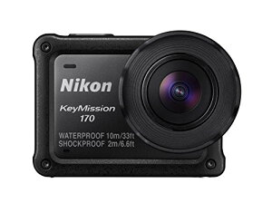 Nikon �h���A�N�V�����J���� KeyMission 170 BK �u���b�N