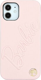 グルマンディーズ Barbie iPhone12 mini(5.4インチ)対応 プレミアムシェルケース ピンク BAR-20PK