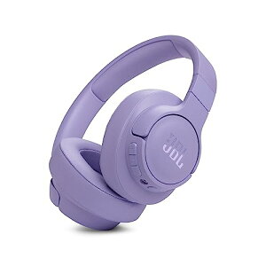 JBL公式限定モデル JBL TUNE 770NC ワイヤレス オーバーイヤー ハイブリッド ノイズキャンセリング ヘッドホン アプリ対応 マルチポイント 40mmドライバー (パープル)