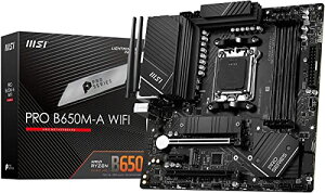 MSI }U[{[h PRO B650M-A WIFI AMD Ryzen 7000 V[Y(AM5)ΉB650`bvZbg micro-ATX MB5909