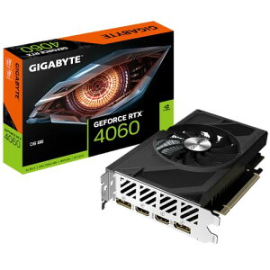 GIGABYTE NVIDIA GeForce RTX4060  OtBbN{[h GDDR6 8GB K㗝Xi GV-N4060D6-8GD