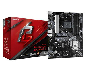 ASRock AMD Ryzen 5000V[Y (Soket AM4)Ή B550`bvZbg ATX }U[{[h K㗝Xi B550 Phantom Gaming 4