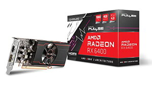 Sapphire PULSE Radeon RX 6400 GAMING 4GB �O���t�B�b�N�X�{�[�h 11315-01-20G VD8084 �u���b�N