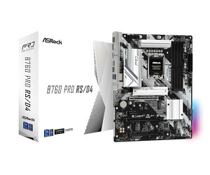 ASRock }U[{[h B760 Pro RS/D4 Intel 12 13 CPU ( LGA1700 )Ή B760`bvZbg DDR4 ATX }U[{[h K㗝Xi