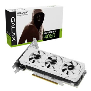 玄人志向 NVIDIA RTX4060 搭載 グラフィックボード GDDR6 8GB 搭載モデル 国内正規品 GK-RTX4060-E8GB/WHITE/LP