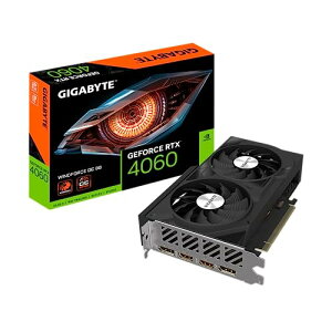 GIGABYTE NVIDIA GeForce RTX4060 OtBbN{[h GDDR6 8GB K㗝X GV-N4060WF2OC-8GD