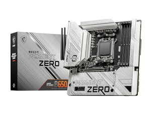 MSI B650M PROJECT ZERO obNRlNgfUC̗p AMD Ryzen 7000/9000 V[YΉ Micro-ATX }U[{[h MB6490