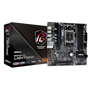 ASRock }U[{[h B650M PG Lightning AMD Ryzen 7000V[Y CPUΉ (Soket AM5) B650 Micro ATX }U[{[h K㗝Xi