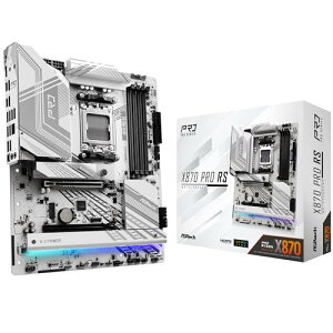 ASRock マザーボード X870 Pro RS AMD Ryzen 9000 シリーズ CPU (Soket AM5) 対応 X870 チップセット ATX マザーボード 国内正規代理店品