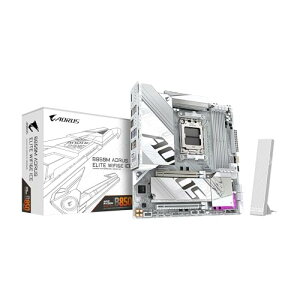 GIGABYTE B850M AORUS ELITE WIFI6E ICE Micro-ATX}U[{[h MB6677