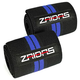 ZAIDAS (ザイダス) リストラップ 60cm ウェイトトレーニング 筋トレ 手首サポーター ブラック ブルー