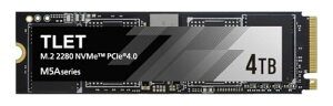 ŃGC[g[fBO(TLET) SSD 4TB PCle Gen4x4 M.2 2280 Ǎxő5,000MB/s T|[gKi TLD-M5A04T4
