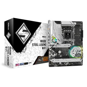 ASRock }U[{[h B650E Steel Legend WiFi AMD Ryzen 7000 V[Y CPUΉ (Soket AM5) B650E ATX }U[{[h K㗝Xi