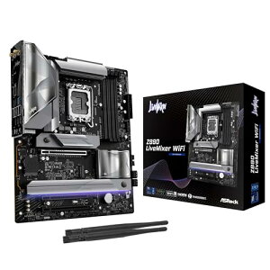 ASRock }U[{[h Z890 LiveMixer WiFi Intel CPU Core Ultra (LGA1851) Ή Z890 `bvZbg DDR5 ATX }U[{[h K㗝Xi