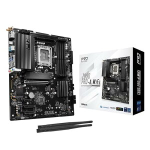 ASRock }U[{[h Z890 Pro-A WiFi Intel CPU Core Ultra (LGA1851) Ή Z890 `bvZbg DDR5 ATX }U[{[h K㗝Xi