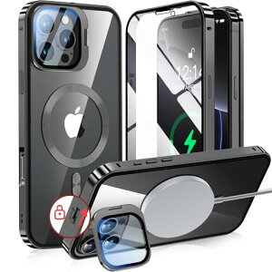 JYی X^h iPhone16 Pro Max p P[X MagSafeΉ NA  bNt ANV{^ BJX^h ACz16v}bNXP[X 9HKX ^t[