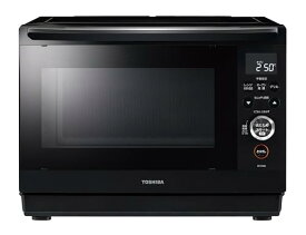 TOSHIBA(東芝) スチーム オーブンレンジ 石窯ドーム ER-YD80(K) ブラック 26L 250 1段調理 フラットテーブル 電子レンジ microwave 赤外線センサー ノンフライ調理 簡単お手入れ 小型 新生活 一人暮らし 二人暮ら