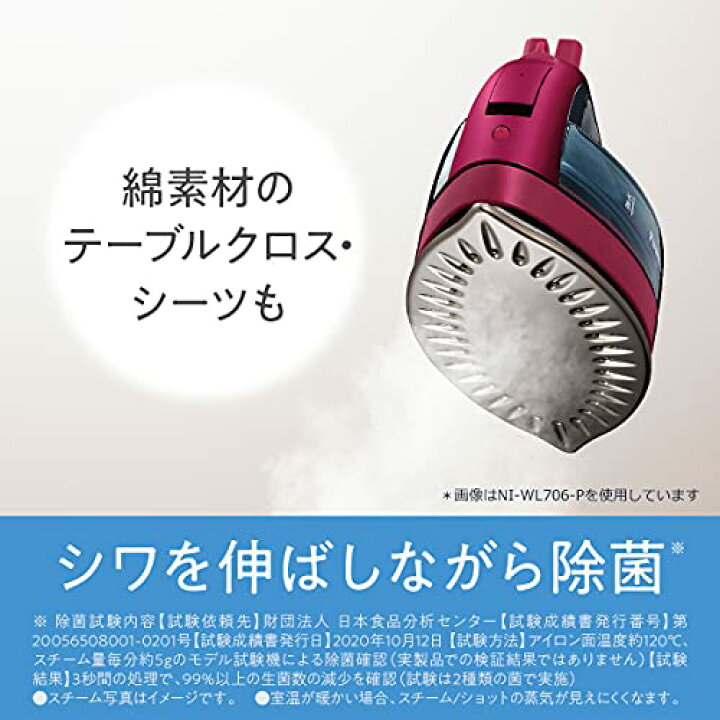 楽天市場】パナソニック コードレススチームWヘッドアイロン 
