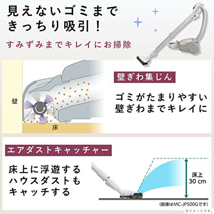 楽天市場】パナソニック 紙パック式掃除機 小型軽量パワーノズル 親子 