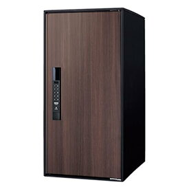 パナソニック 宅配ボックス e-COMBO Light (イーコンボライト) CTN6250RMW ラージタイプ (高さ79cm) ダークウッド 前取出し 右開き 後付け用 電池式(電池別売) 電子錠 テンキー 非常用キー付属 簡単設置 受取 発送