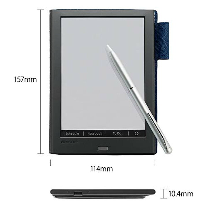 楽天市場】シャープ 電子ノート 電子メモ WG-PN1 手帳機能付き Eink 