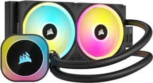 CORSAIR iCUE LINK H100i RGB 240mmWG[^[ iCUE LINKΉ ȈՐ CPUN[[ ubN CW-9061001-WW