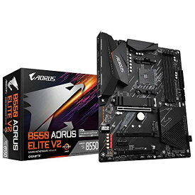 Gigabyte B550 AORUS ELITE V2 AMDソケット AM4 ATX HDMI/DIsplayPort M.2 RGB USB 3.2 Type-C マザーボード