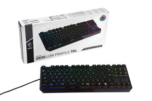 MSI VIGOR GK50 LOW PROFILE TKL JP USB Q[~OL[{[h eL[X KB595 ubN
