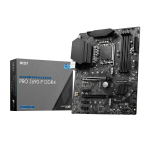 MSI PRO Z690-P DDR4 }U[{[h ATX Intel Z690`bvZbg 12CPU(LGA1700)Ή MB5611 ubN