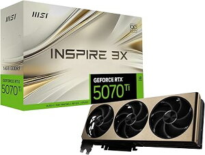 MSI GeForce RTX 5070 Ti 16G INSPIRE 3X OC OtBbNX{[h VD9064