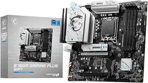 MSI}U[{[h B760M GAMING PLUS WIFI 14/13/12Intel CPU(LGA1700) DDR5 Micro-ATX Q[~OŉKɃQ[ B760  MB6465